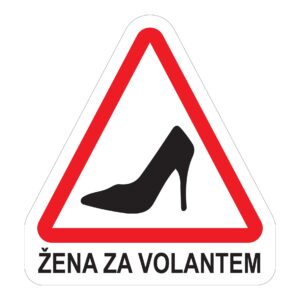 Magnet Žena za volantem