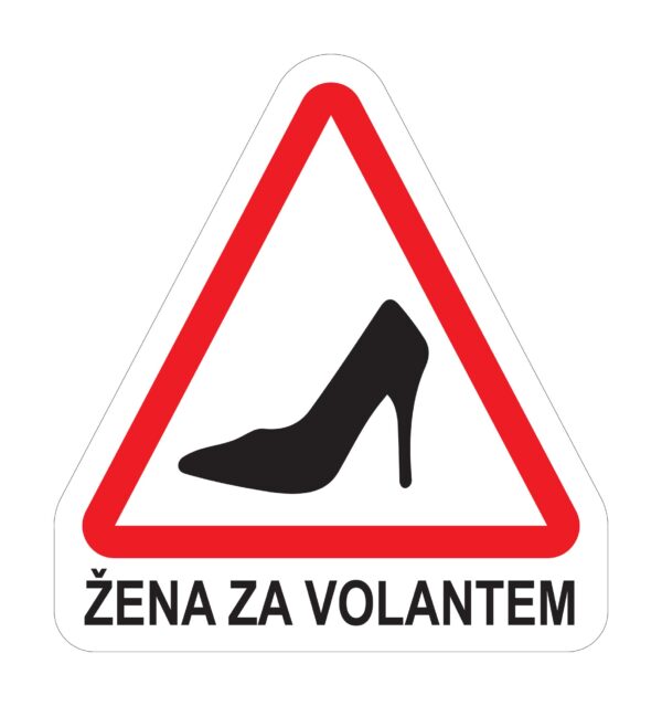 Magnet Žena za volantem