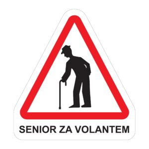 Samolepka Senior za volantem 2