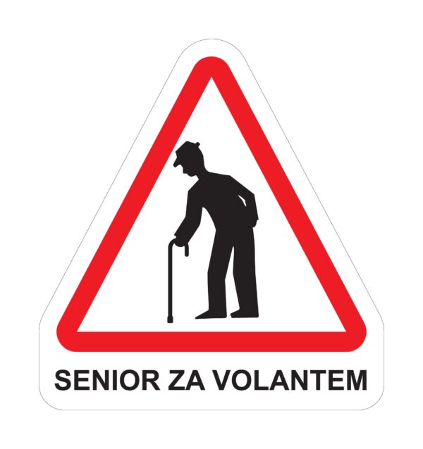 Samolepka Senior za volantem 2