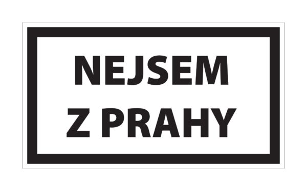 Magnet Nejsem z Prahy
