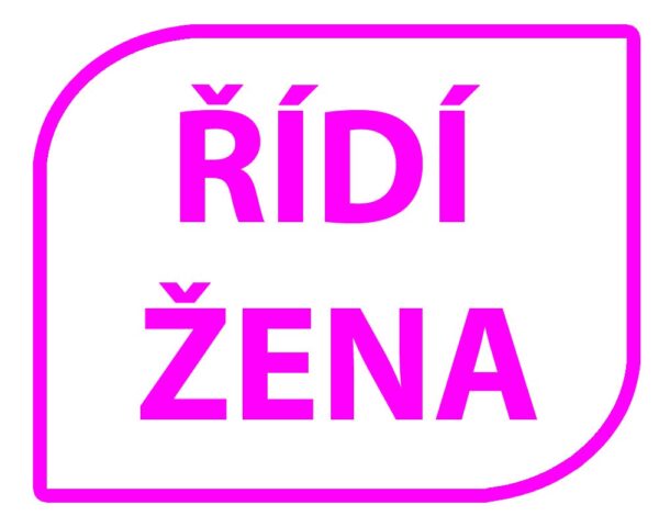 Magnet "Řídí žena"