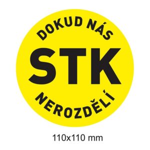 Magnet Dokud nás STK nerozdělí (žlutá)