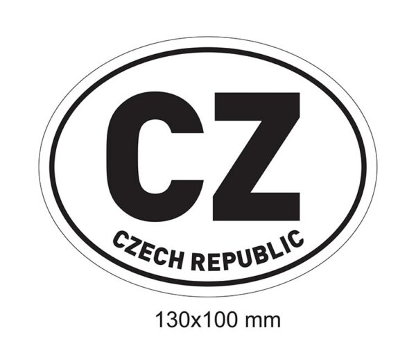 Magnet CZ (černá)