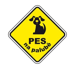 Samolepka Pes na palubě 5
