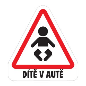 Magnet Dítě v autě