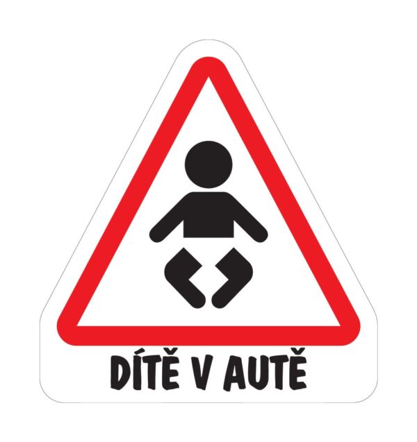 Magnet Dítě v autě