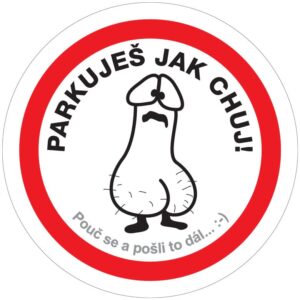 Magnet Parkuješ jak chuj!