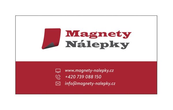 Magnetické vizitky 50 ks