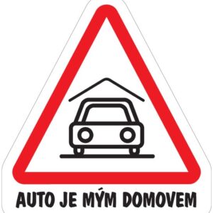 Magnet Auto je mým domovem-auto