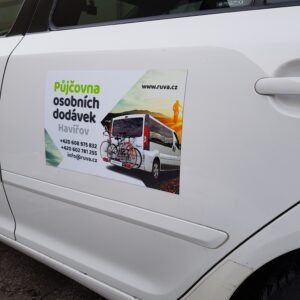 Reklamní magnet na auto A4
